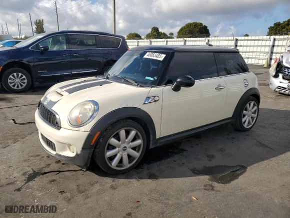 2008 MINI Cooper Hardtop S with VIN WMWMF73538TT88476, listed as a Copart auction lot 46083485 with NaN miles and Clean Title. Bid and sale history available at carsss.com. Image 1.
