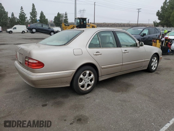 2002 Mercedes-Benz E-Class with VIN WDBJF65J92B404315, listed as a Copart auction lot 75481094 with 87,383 mi miles and Salvage Title. Bid and sale history available at carsss.com. Image 3.