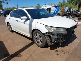 2013 Honda Accord LX z VIN 1HGCR2F37DA030081, wystawiony jako IAAI lot #42184618 z przebiegiem 141 070 mil mil oraz . Historia ofert i sprzedaży dostępna na DreamBid. Obrazek 1.