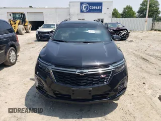 2023 Chevrolet Equinox RS with VIN 3GNAXWEGXPL177975, listed as a Copart auction lot 60112965 with 6,988 mi miles and Salvage title. Bid and sale history available at DreamBid. Image 5.