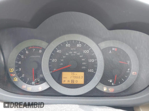2009 Toyota RAV4 Ltd with VIN JTMBF31V69D001744, listed as a IAAI auction lot 42125913 with 179,663 mi miles. Bid and sale history available at carsss.com. Image 7.