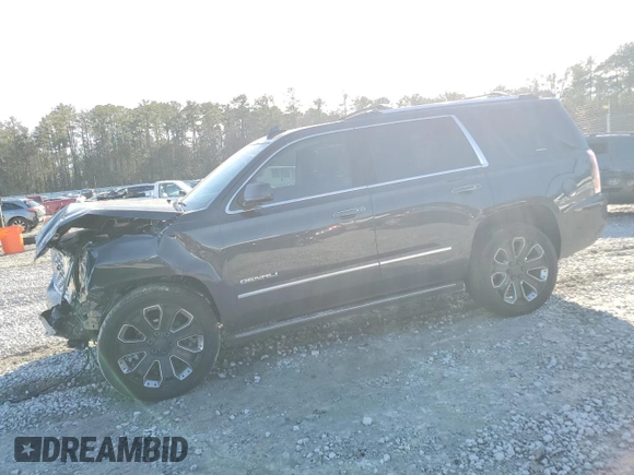 2020 GMC Yukon Denali with VIN 1GKS2CKJ5LR213363, listed as a Copart auction lot 42616335 with 81,970 mi miles and Salvage Title. Bid and sale history available at carsss.com. Image 1.