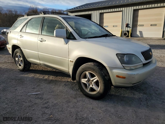 1999 Lexus RX 300 Luxury SUV with VIN JT6HF10U2X0018169, listed as a Copart auction lot 80984584 with 255,308 mi miles and Clean Title. Bid and sale history available at carsss.com. Image 4.