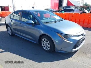 2025 Toyota Corolla LE with VIN 5YFB4MDE7SP244652, listed as a IAAI auction lot 42096510 with 7,803 mi miles. Bid and sale history available at carsss.com. Image 1.