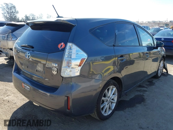 2014 Toyota Prius Two with VIN JTDZN3EU2E3293587, listed as a IAAI auction lot 41862022 with 256,858 mi miles and . Bid and sale history available at DreamBid. Image 4.