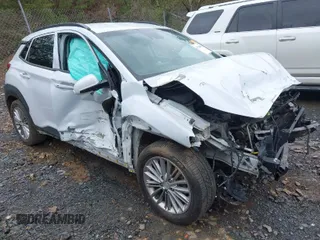 2019 Hyundai Kona SEL with VIN KM8K22AA5KU313686, listed as a IAAI auction lot 41720861 with 119,851 mi miles. Bid and sale history available at carsss.com. Image 1.