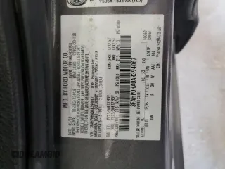 2010 Ford Fusion SE with VIN 3FAHP0HA0AR394067, listed as a Copart auction lot 48461995 with 82,045 mi miles and Salvage Title. Bid and sale history available at carsss.com. Image 14.