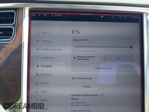 2017 Tesla Model X 90D z VIN 5YJXCBE26HF079022, wystawiony jako IAAI lot #41847954 z przebiegiem 74 940 mil mil oraz . Historia ofert i sprzedaży dostępna na DreamBid. Obrazek 18.