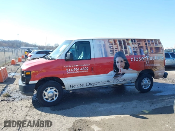 2010 Ford Econoline Cargo Commercial with VIN 1FTNE2EW0ADA04821, listed as a IAAI auction lot 41707886 with 162,929 mi miles and . Bid and sale history available at DreamBid. Image 15.