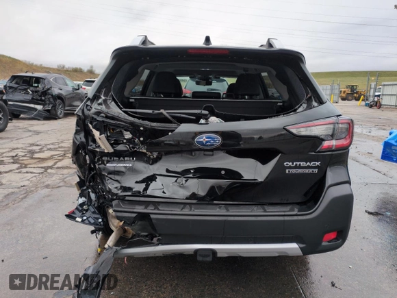 2025 Subaru Outback Touring XT with VIN 4S4BTGPD9S3111645, listed as a Copart auction lot 54559885 with 6,459 mi miles and Salvage title. Bid and sale history available at DreamBid. Image 6.
