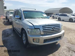 2004 Infiniti QX56 with VIN 5N3AA08A44N809589, listed as a IAAI auction lot 41792702 with 1 mi miles. Bid and sale history available at carsss.com. Image 1.