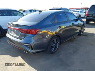 2021 Kia Forte GT-Line with VIN 3KPF34AD1ME268904, listed as a IAAI auction lot 42049679 with 40,146 mi miles. Bid and sale history available at carsss.com. Image 4.