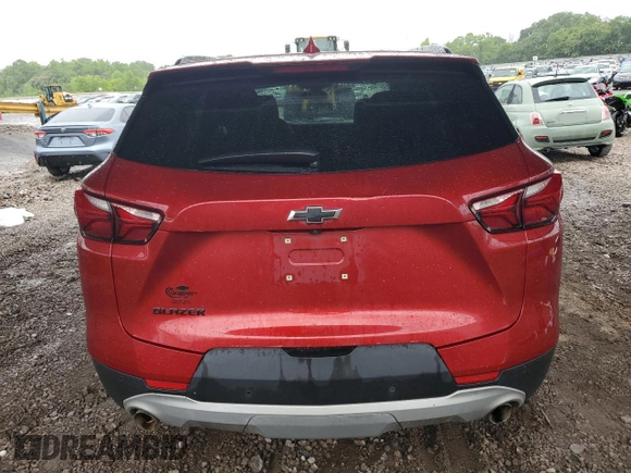 2022 Chevrolet Blazer LT z VIN 3GNKBCR42NS156493, wystawiony jako Copart lot #58755295 z przebiegiem 86 138 mil mil oraz Szkoda całkowita • Salvage title. Historia ofert i sprzedaży dostępna na DreamBid. Obrazek 6.