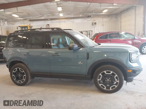 2023 Ford Bronco Sport Outer Banks with VIN 3FMCR9C62PRD86434, listed as a IAAI auction lot 42120508 with 40,568 mi miles and . Bid and sale history available at DreamBid. Image 13.