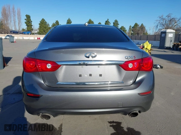 2015 Infiniti Q50 Premium with VIN JN1BV7APXFM333101, listed as a IAAI auction lot 41667109 with 112,477 mi miles and . Bid and sale history available at DreamBid. Image 17.