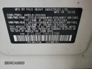 2016 Subaru Forester 2.5i Limited with VIN JF2SJAHC7GH524396, listed as a Copart auction lot 53805455 with 188,910 mi miles and Salvage Title. Bid and sale history available at carsss.com. Image 13.