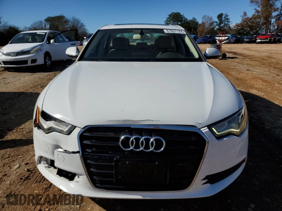 2014 Audi A6 Premium Plus with VIN WAUDFAFC2EN036206, listed as a Copart auction lot 81627124 with 96,669 mi miles and Salvage title. Bid and sale history available at DreamBid. Image 5.