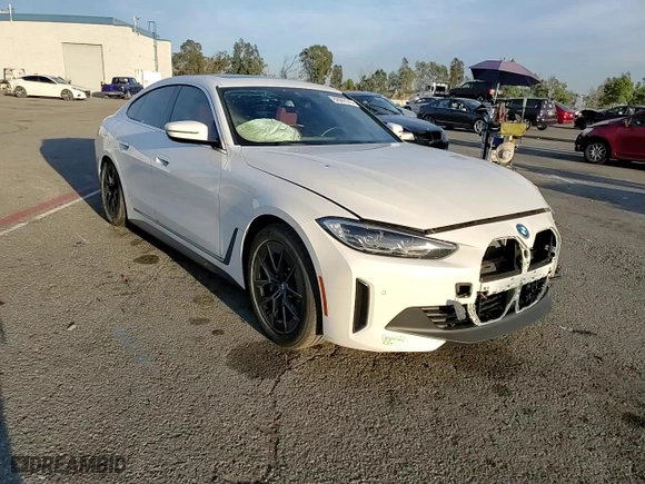 2023 BMW i4 eDrive40 with VIN WBY73AW09PFN97156, listed as a Copart auction lot 82607573 with 8,652 mi miles. Bid and sale history available at carsss.com. Image 11.