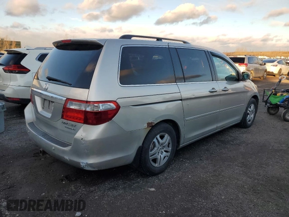 2005 Honda Odyssey TOURING with VIN 5FNRL388X5B503473, listed as a Copart auction lot 84822944 with 247,028 mi miles and Clean Title. Bid and sale history available at carsss.com. Image 3.