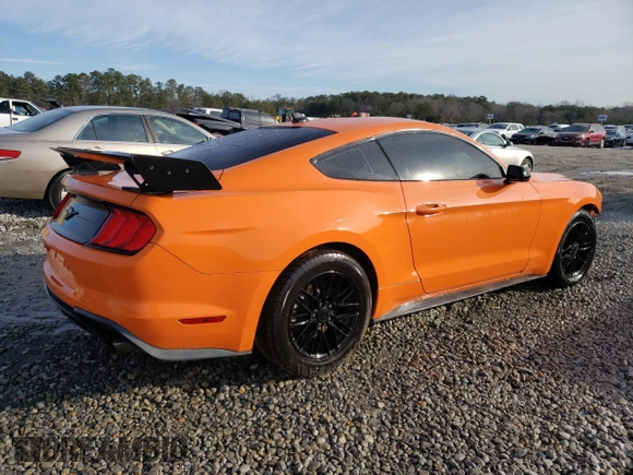 2021 Ford Mustang EcoBoost with VIN 1FA6P8TH2M5117907, listed as a Copart auction lot 88915905 with 75,259 mi miles and Salvage Title. Bid and sale history available at carsss.com. Image 3.