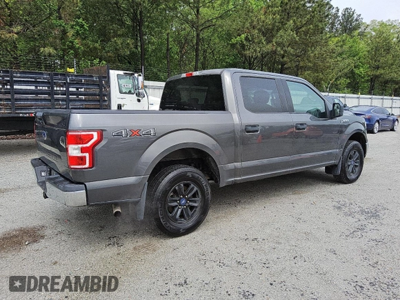 2018 Ford F-150 XL with VIN 1FTEW1EB6JFA50789, listed as a Copart auction lot 50126075 with 149,951 mi miles and Clean Title. Bid and sale history available at carsss.com. Image 3.