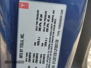 2018 Tesla Model 3 Long Range Battery z VIN 5YJ3E1EB1JF085139, wystawiony jako Copart lot #46888915 z przebiegiem 158 435 mil mil oraz Szkoda całkowita • Salvage title. Historia ofert i sprzedaży dostępna na DreamBid. Obrazek 13.