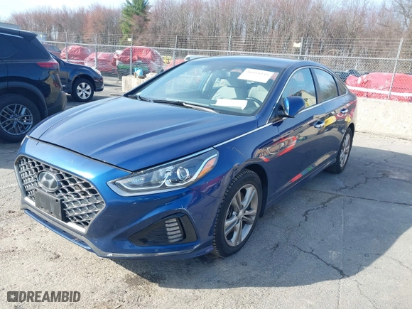2019 Hyundai Sonata Sport with VIN 5NPE34AF1KH793452, listed as a IAAI auction lot 41924239 with 86,102 mi miles. Bid and sale history available at carsss.com. Image 19.