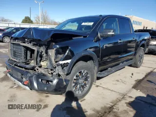 2020 Nissan Titan SL с VIN 1N6AA1ED1LN506475, выставлен на аукционе Copart как лот 79719974 с пробегом 94 564 миль миль и Списание • Salvage title. История ставок и продаж доступна на DreamBid. Изображение 1.