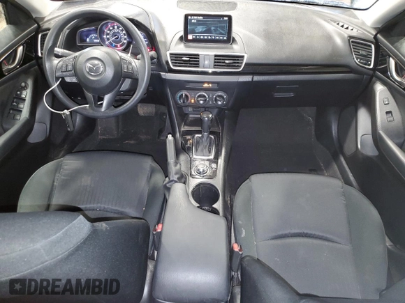 2015 Mazda 3 i Sport with VIN 3MZBM1K74FM148359, listed as a Copart auction lot 50294705 with 50,830 mi miles and Salvage Title. Bid and sale history available at DreamBid. Image 8.