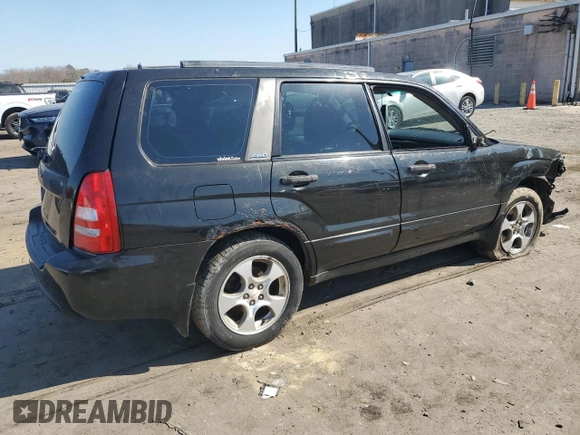 2003 Subaru Forester XS with VIN JF1SG65643H729229, listed as a Copart auction lot 48971085 with 0 mi miles and Salvage Title. Bid and sale history available at carsss.com. Image 3.