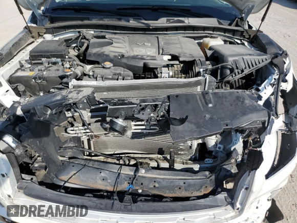2021 Infiniti QX80 LUXE with VIN JN8AZ2AF2M9715442, listed as a Copart auction lot 75329304 with 26,125 mi miles and Salvage Title. Bid and sale history available at carsss.com. Image 12.