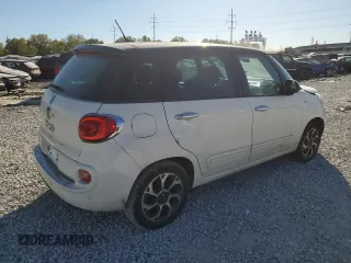 2014 FIAT 500L Easy with VIN ZFBCFABH3EZ027882, listed as a Copart auction lot 75265864 with 52,817 mi miles and Salvage Title. Bid and sale history available at carsss.com. Image 3.