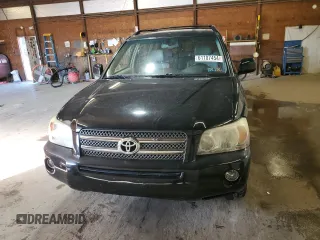 2006 Toyota Highlander Hybrid with VIN JTEEW21A660022144, listed as a Copart auction lot 61107454 with 158,947 mi miles and Salvage Title. Bid and sale history available at carsss.com. Image 5.