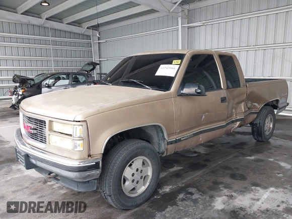 1995 GMC Sierra 1500 z VIN 2GTEK19K1S1535176, wystawiony jako IAAI lot #42243366 z przebiegiem 220 755 mil mil oraz . Historia ofert i sprzedaży dostępna na DreamBid. Obrazek 2.