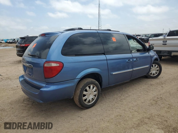 2007 Chrysler Town & Country Touring z VIN 2A4GP54L27R183214, wystawiony jako Copart lot #53818285 z przebiegiem Nie podano mil oraz Szkoda całkowita • Salvage title. Historia ofert i sprzedaży dostępna na DreamBid. Obrazek 3.