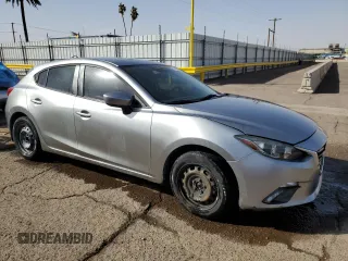 2015 Mazda 3 i Sport with VIN 3MZBM1K72FM197155, listed as a Copart auction lot 82616334 with 117,896 mi miles and Salvage Title. Bid and sale history available at DreamBid. Image 1.
