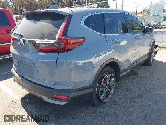 2020 Honda CR-V EX-L with VIN 5J6RW1H84LA005474, listed as a IAAI auction lot 41702852 with 61,995 mi miles. Bid and sale history available at carsss.com. Image 4.