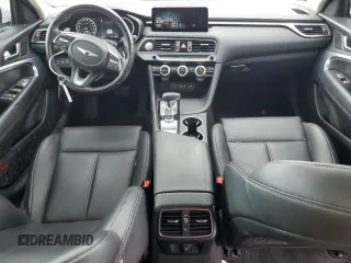 2022 Genesis G70 2.0T with VIN KMTG34TA5NU086926, listed as a Copart auction lot 74188744 with 39,898 mi miles and Salvage Title. Bid and sale history available at carsss.com. Image 8.