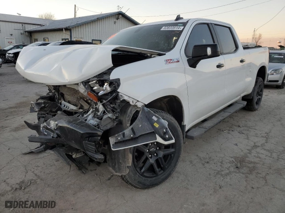 2022 Chevrolet Silverado 1500 LTD LT Trail Boss with VIN 3GCPYFED4NG154431, listed as a Copart auction lot 83833514 with 0 mi miles and Salvage Title. Bid and sale history available at carsss.com. Image 1.