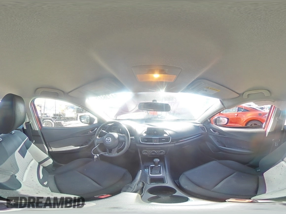 2015 Mazda 3 i SV with VIN JM1BM1T72F1228385, listed as a Copart auction lot 54739375 with 94,322 mi miles and Salvage Title. Bid and sale history available at DreamBid. Image 14.
