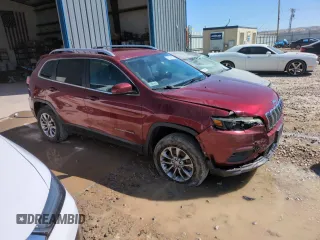2020 Jeep Cherokee Latitude Plus with VIN 1C4PJMLB3LD569499, listed as a Copart auction lot 52995085 with 105,221 mi miles and Clean Title. Bid and sale history available at DreamBid. Image 4.