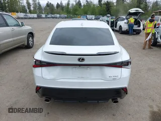 2023 Lexus IS 350 F Sport with VIN JTHGZ1E22P5029273, listed as a IAAI auction lot 42141081 with 24,798 mi miles and . Bid and sale history available at DreamBid. Image 16.