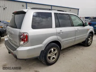 2006 Honda Pilot EX-L with VIN 5FNYF28506B049075, listed as a Copart auction lot 51674785 with 160,298 mi miles and Clean Title. Bid and sale history available at carsss.com. Image 3.