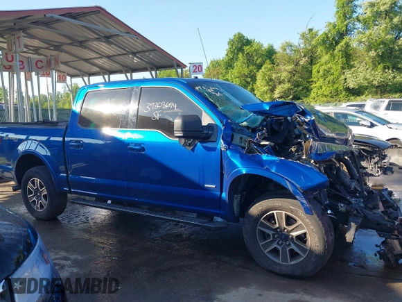 2017 Ford F-150 XL with VIN 1FTEW1EP3HFC50552, listed as a IAAI auction lot 39303694 with 102,782 mi miles. Bid and sale history available at carsss.com. Image 14.