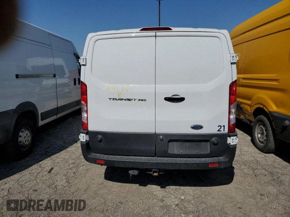 2023 Ford Transit Cargo with VIN 1FTBR1Y8XPKA42267, listed as a Copart auction lot 68937994 with Not Provided miles and Salvage Title. Bid and sale history available at DreamBid. Image 6.