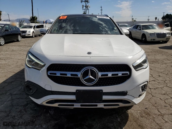 2021 Mercedes-Benz GLA with VIN W1N4N4GB7MJ170107, listed as a Copart auction lot 47322115 with 46,304 mi miles and Salvage Title. Bid and sale history available at carsss.com. Image 5.