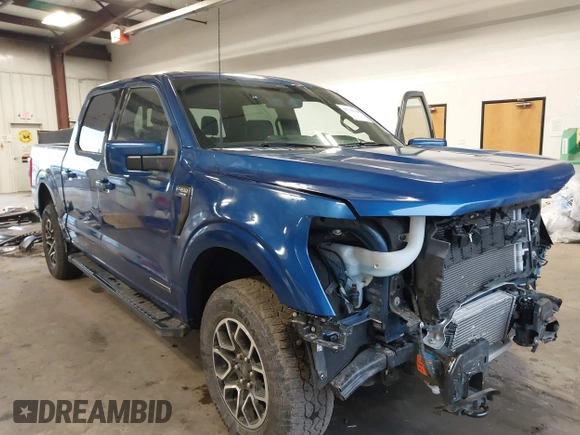 2022 Ford F-150 XL with VIN 1FTFW1ED2NFB76143, listed as a IAAI auction lot 41786244 with 20,862 mi miles. Bid and sale history available at carsss.com. Image 1.