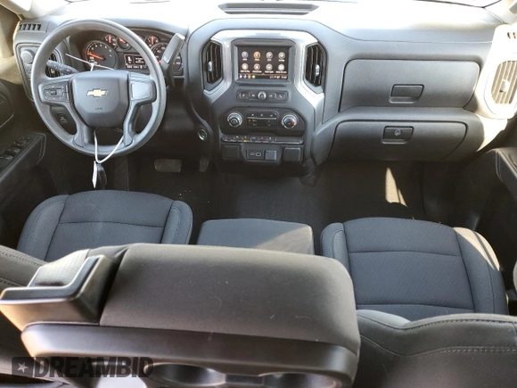 2024 Chevrolet Silverado 1500 Custom with VIN 3GCPDBEK6RG223886, listed as a Copart auction lot 41751785 with 23,300 mi miles and Salvage Title. Bid and sale history available at DreamBid. Image 8.