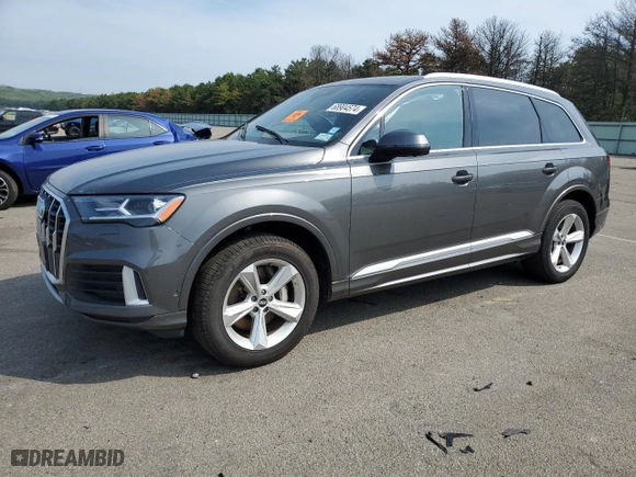 2021 Audi Q7 Premium with VIN WA1AJAF73MD019677, listed as a Copart auction lot 68904574 with 37,992 mi miles and Salvage Title. Bid and sale history available at carsss.com. Image 1.