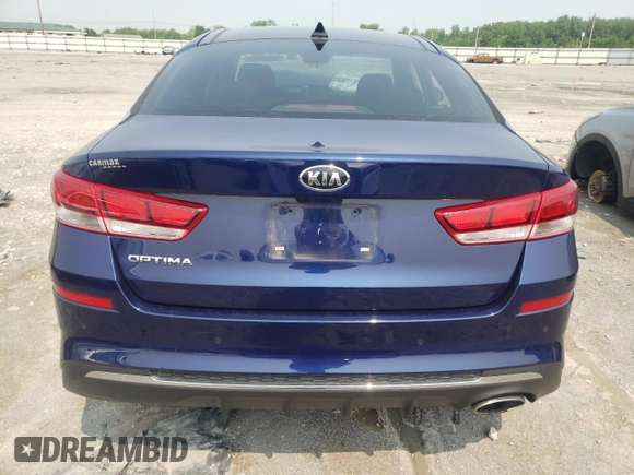 2019 Kia Optima LX with VIN 5XXGT4L31KG319878, listed as a Copart auction lot 52647693 with 48,665 mi miles and Salvage Title. Bid and sale history available at carsss.com. Image 6.